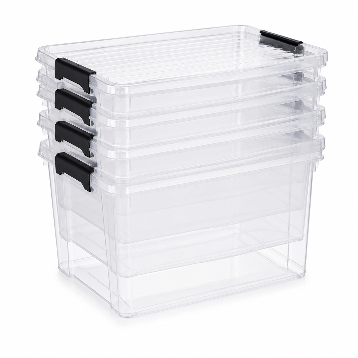 Calivo Clear Storage Box - 5 QT - 20 Pack
