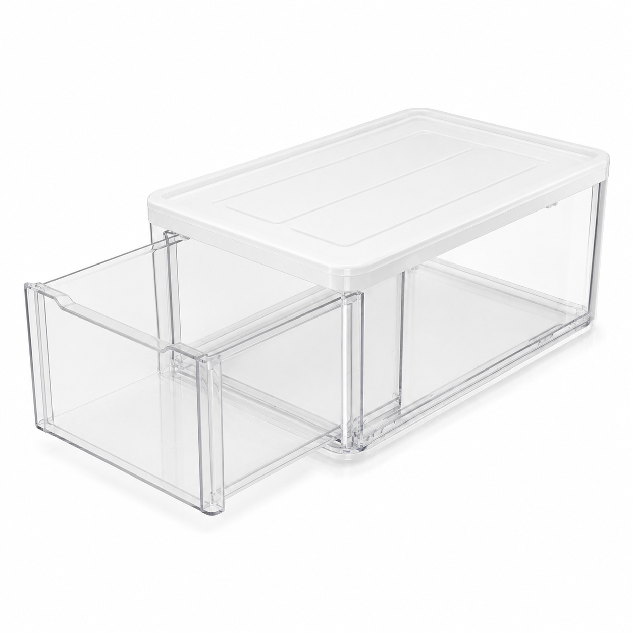 Calivo Stacking Storage with Drawer - 22 QT