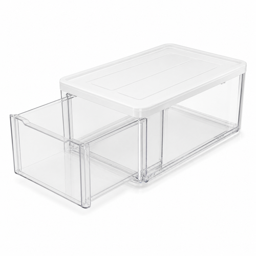 Calivo Stacking Storage with Drawer - 22 QT